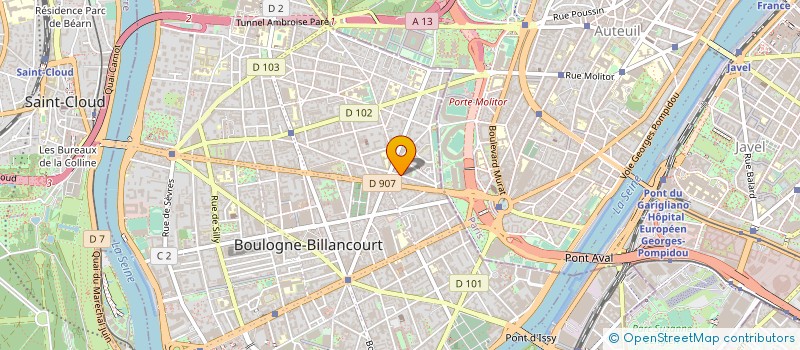 localisation de l'entreprise MONSIEUR AVI ASSOULINE à BOULOGNE-BILLANCOURT