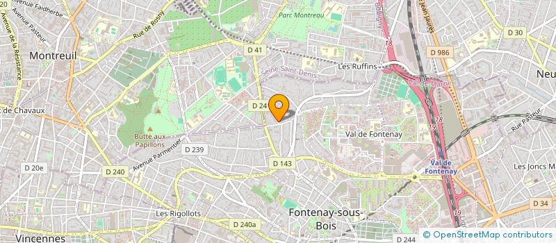 localisation de l'entreprise MONSIEUR AVI BENICHOU à FONTENAY-SOUS-BOIS