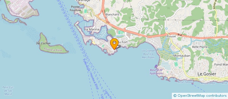 localisation de l'entreprise MONSIEUR AVI BENROS  LE GOSIER