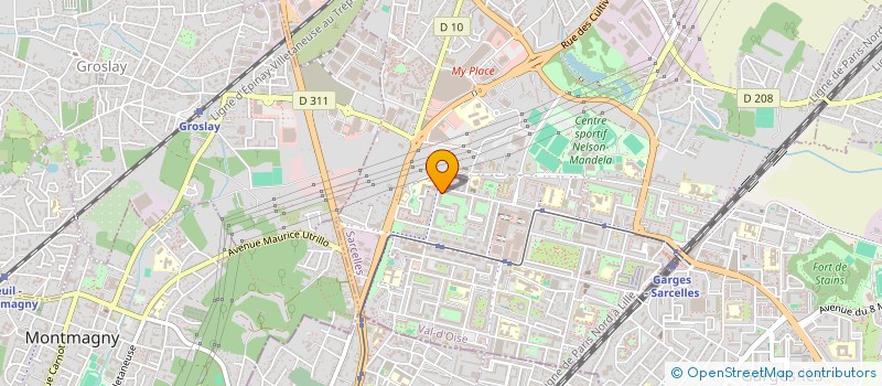 localisation de l'entreprise MONSIEUR AVIDAN MARCIANO  SARCELLES