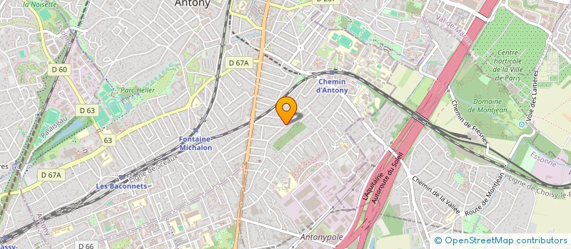 localisation de l'entreprise MONSIEUR AVIEL BENSABAT à ANTONY