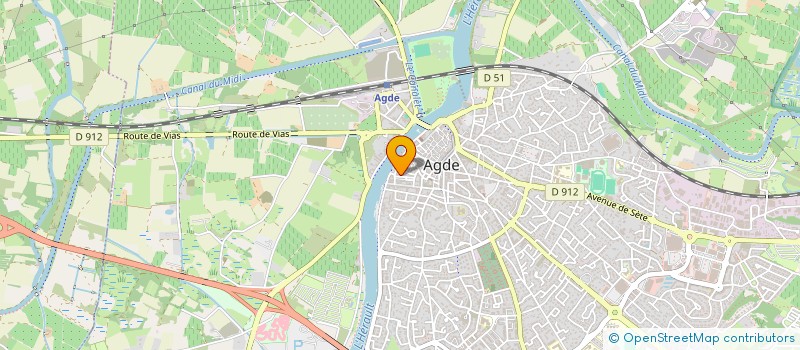 localisation de l'entreprise MONSIEUR AVILIO LOUREIRO SIFONTE  AGDE