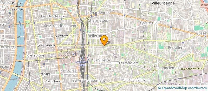 localisation de l'entreprise MONSIEUR AVINASH BABOELAL  LYON