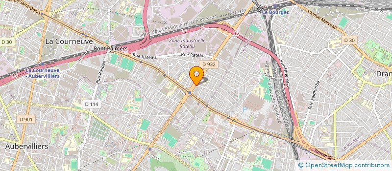 localisation de l'entreprise MONSIEUR AVINASH RAMBAREE  LA COURNEUVE