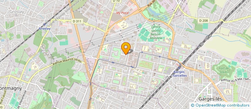 localisation de l'entreprise MONSIEUR AVNER ARKI  SARCELLES