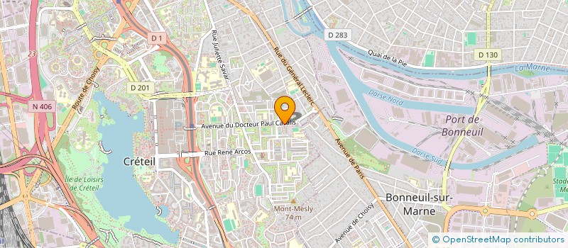 localisation de l'entreprise MONSIEUR AVRAHAM BENZENOU  CRETEIL