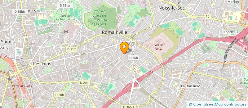localisation de l'entreprise MONSIEUR AVRAHAM MARTINEZ à ROMAINVILLE