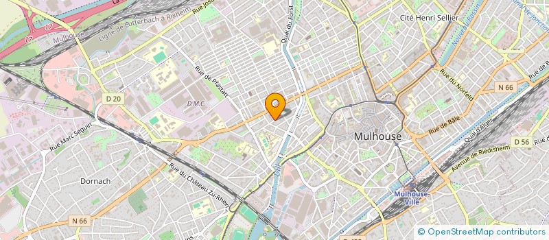 localisation de l'entreprise MONSIEUR AVRAMITA SARATEANU  MULHOUSE