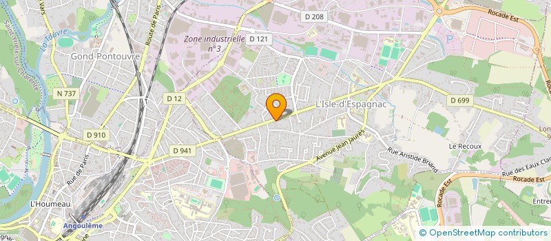 localisation de l'entreprise MONSIEUR AVRAZ KHALEEL  L'ISLE-D'ESPAGNAC