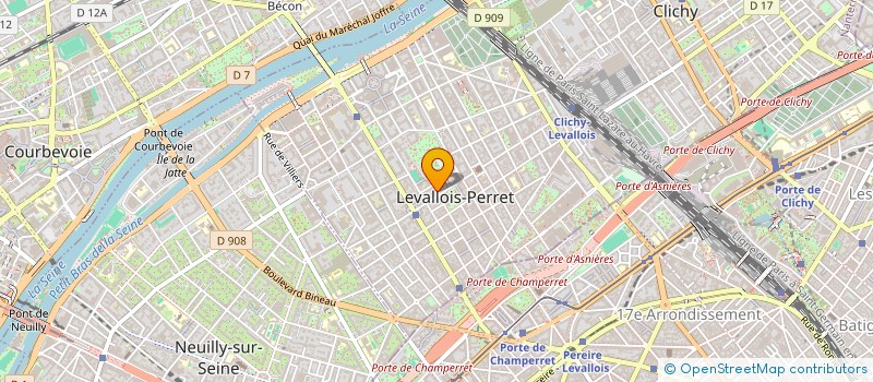 localisation de l'entreprise MONSIEUR AVY PEREZ à LEVALLOIS-PERRET
