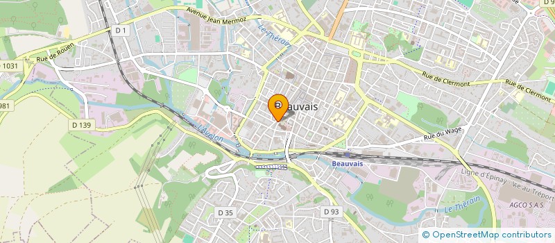 localisation de l'entreprise MONSIEUR AW ABOU  BEAUVAIS