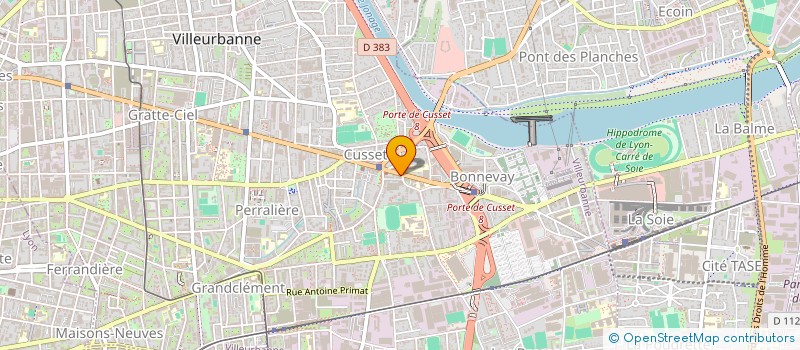 localisation de l'entreprise MONSIEUR AWAD AWAD  VILLEURBANNE