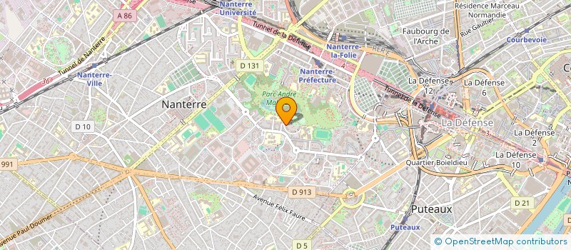 localisation de l'entreprise MONSIEUR AWAD MEKAL HAMID  NANTERRE