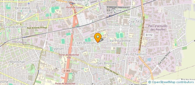 localisation de l'entreprise MONSIEUR AWADALLA ABAKER AHMED  VILLEURBANNE