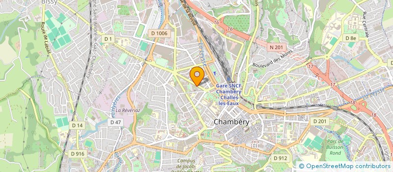 localisation de l'entreprise MONSIEUR AWAIDINE ALI  CHAMBERY