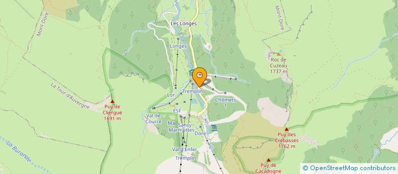 localisation de l'entreprise MONSIEUR AWEN LERAY  MONT-DORE