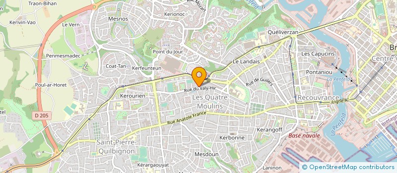 localisation de l'entreprise MONSIEUR AWEN RIOU à BREST