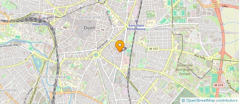 localisation de l'entreprise MONSIEUR AWET BIRHANE HABTIE  DIJON