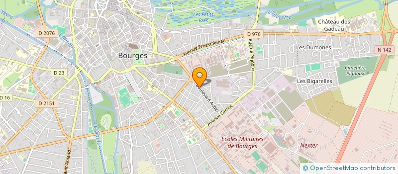 localisation de l'entreprise MONSIEUR AWET TEKLEHAYMANOT  BOURGES