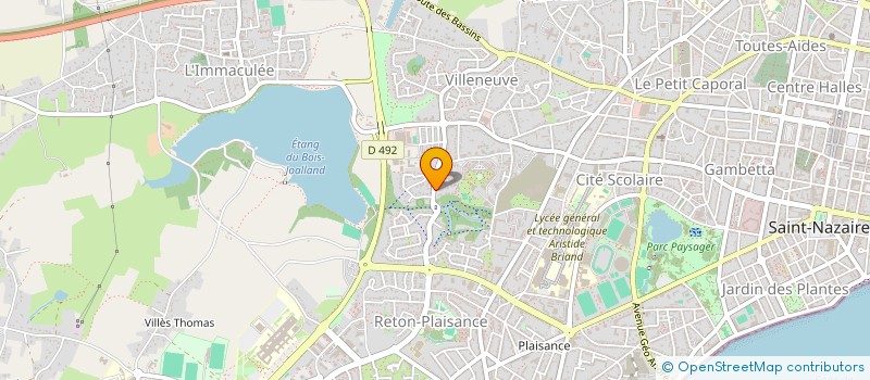 localisation de l'entreprise MONSIEUR AWET WELDAY  SAINT-NAZAIRE