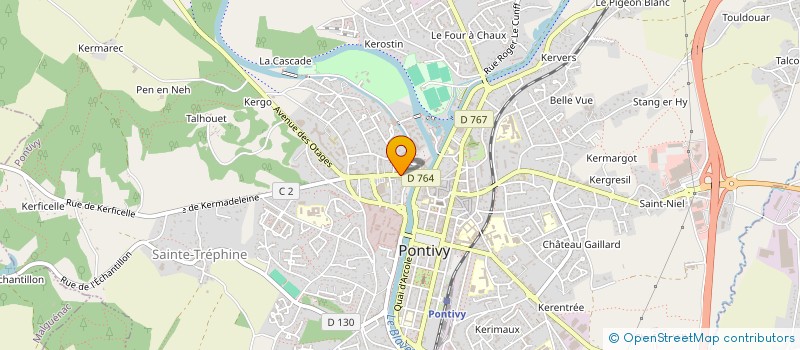 localisation de l'entreprise MONSIEUR AWEYS AHMED FAARAH  PONTIVY