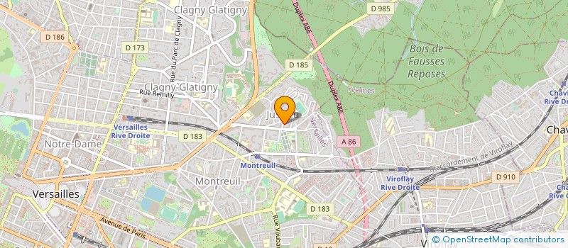 localisation de l'entreprise MONSIEUR AWISTA MONTAGNE à VERSAILLES