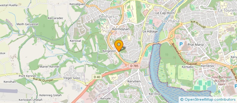 localisation de l'entreprise MONSIEUR AWUNDU LIONGO à QUIMPER