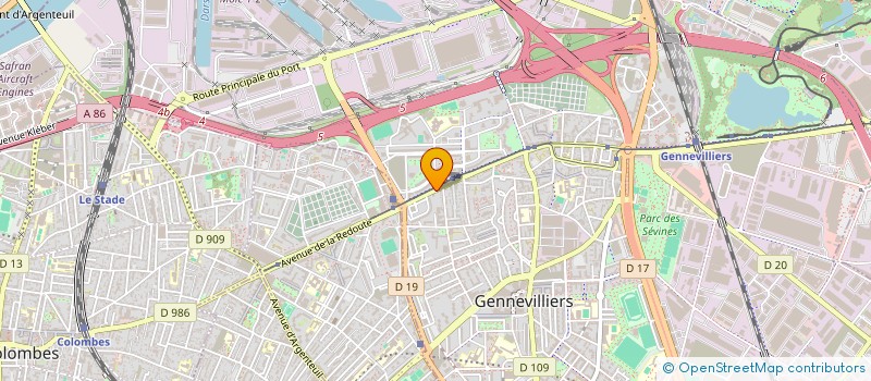 localisation de l'entreprise MONSIEUR AXEL ABDEL HAMID à GENNEVILLIERS