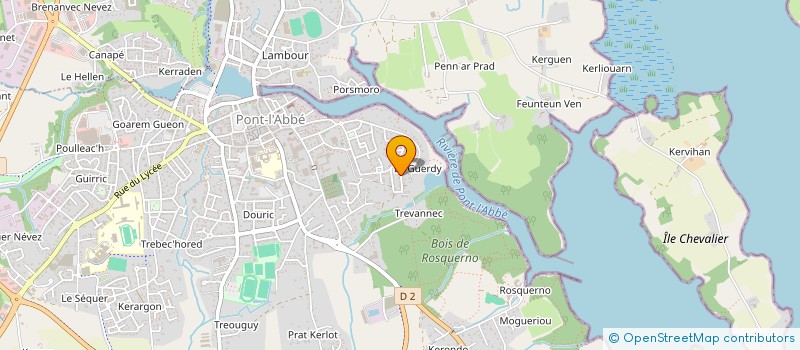 localisation de l'entreprise MONSIEUR AXEL ABIVEN  QUIMPER