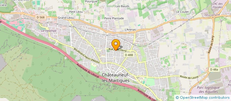localisation de l'entreprise MONSIEUR AXEL ADDARIO à CHATEAUNEUF-LES-MARTIGUES