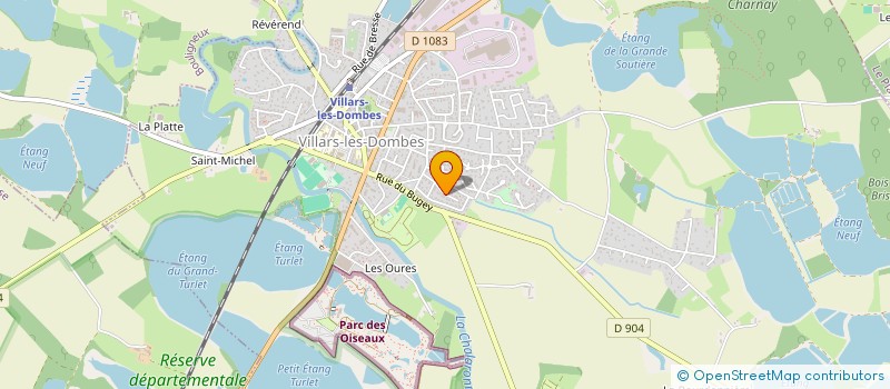 localisation de l'entreprise MONSIEUR AXEL ADELAIDE  VILLARS-LES-DOMBES