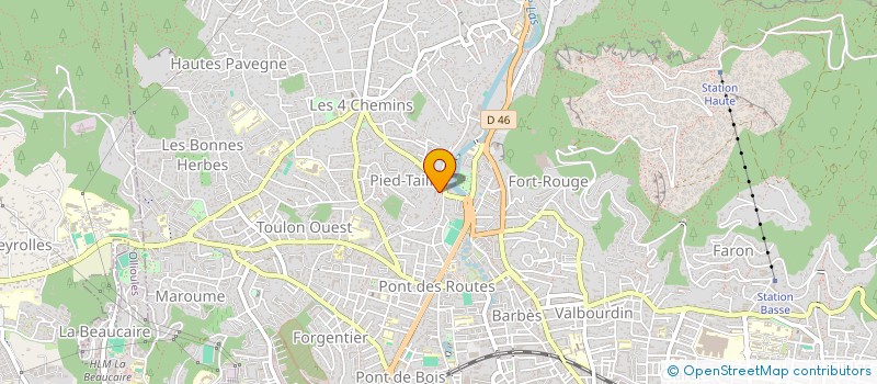 localisation de l'entreprise MONSIEUR AXEL ALARCON  TOULON