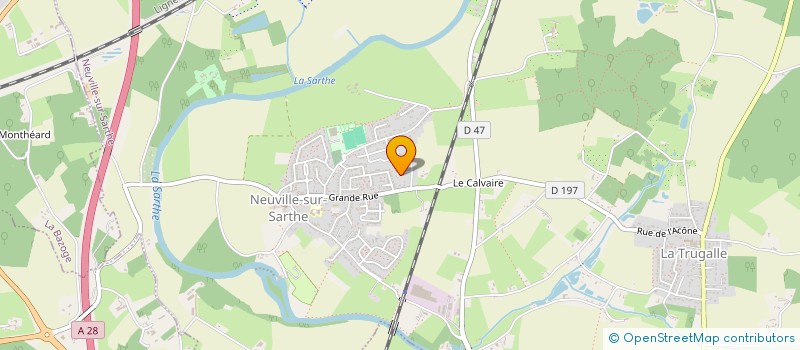 localisation de l'entreprise MONSIEUR AXEL ALEIXANDRE  NEUVILLE-SUR-SARTHE