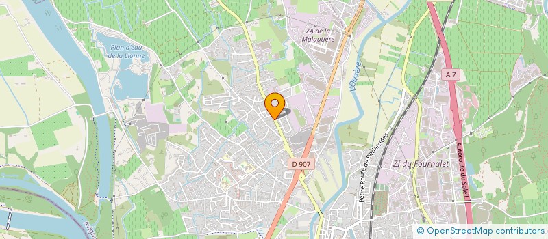 localisation de l'entreprise MONSIEUR AXEL ALESSANDRELLI  SORGUES