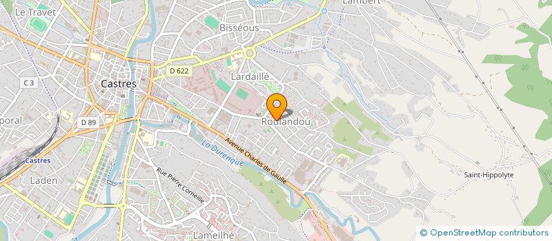 localisation de l'entreprise MONSIEUR AXEL ALFANDARI  CASTRES