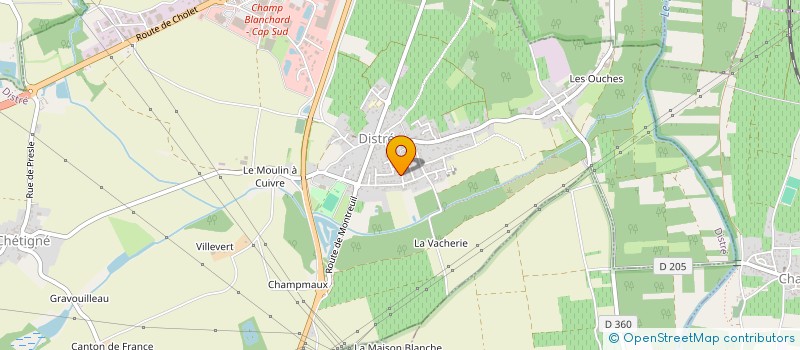 localisation de l'entreprise MONSIEUR AXEL ALLEGRE  DISTRE