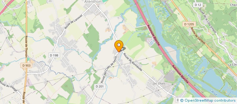 localisation de l'entreprise MONSIEUR AXEL ALTAMIRANO  ARENTHON