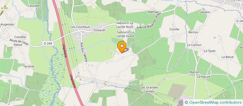 localisation de l'entreprise MONSIEUR AXEL AMBERT  CEZAC