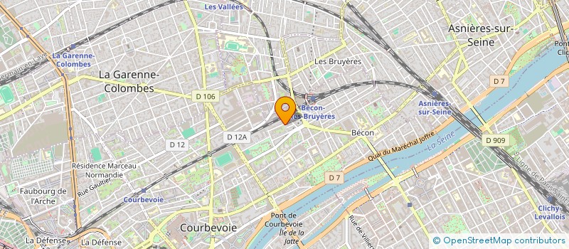 localisation de l'entreprise MONSIEUR AXEL ARMAND à COURBEVOIE