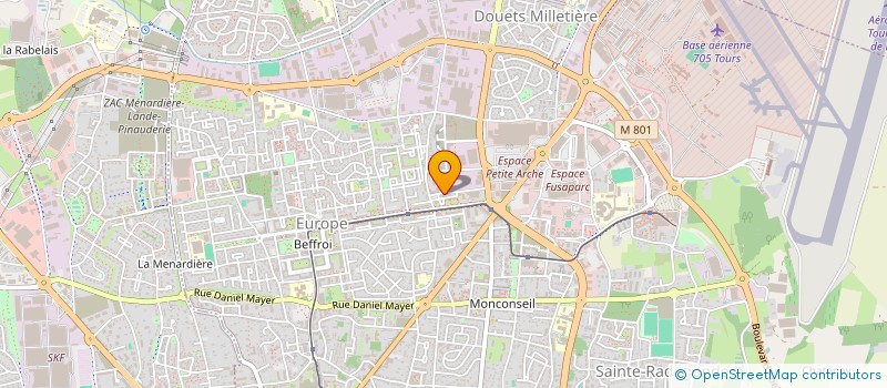 localisation de l'entreprise MONSIEUR AXEL ARNAUD  TOURS