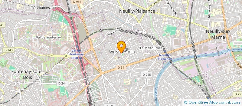 localisation de l'entreprise MONSIEUR AXEL AUBERT  LE PERREUX-SUR-MARNE