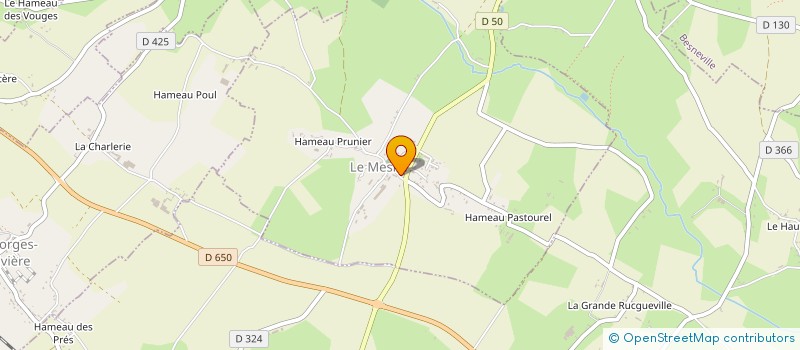 localisation de l'entreprise MONSIEUR AXEL AUVRAY  LE MESNIL