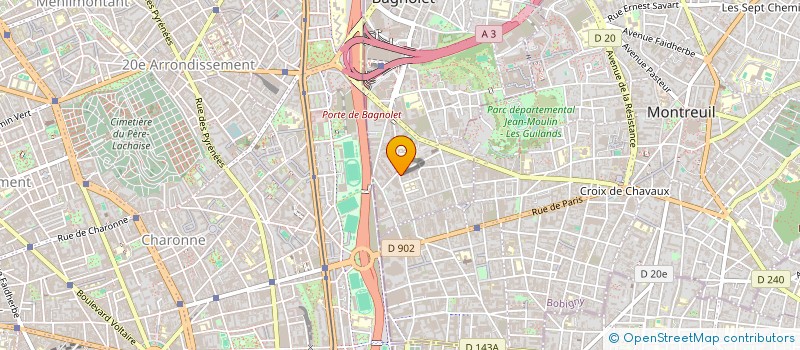 localisation de l'entreprise MONSIEUR AXEL-AYMARD DOUALLA DE BOUEGNER à BAGNOLET