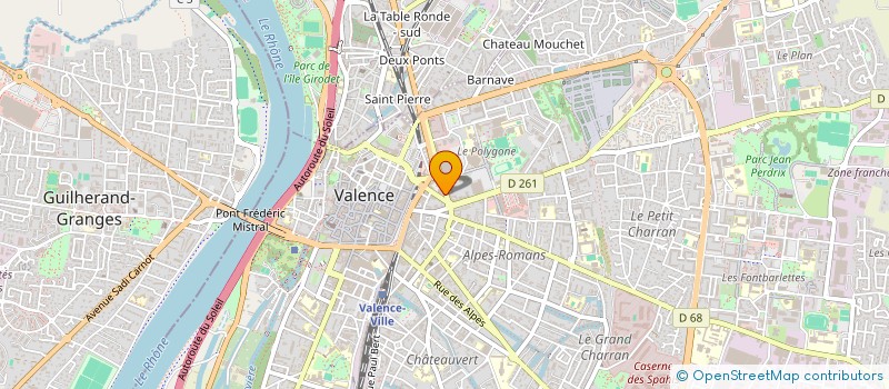 localisation de l'entreprise MONSIEUR AXEL AZCUE à VALENCE