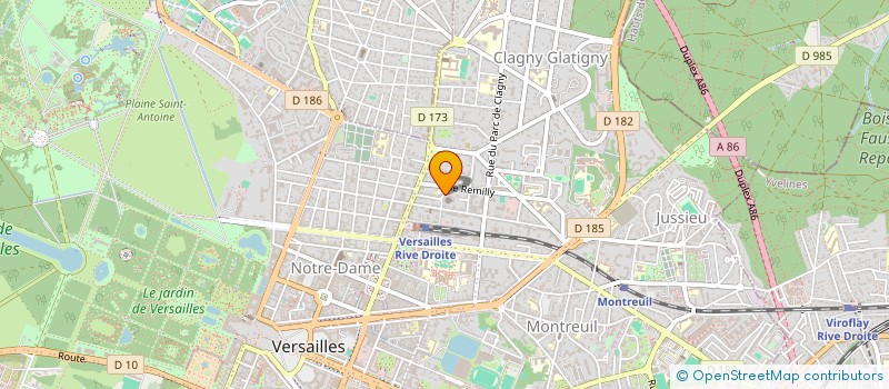 localisation de l'entreprise MONSIEUR AXEL BADALIAN à VERSAILLES