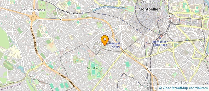 localisation de l'entreprise MONSIEUR AXEL-BADOU YODE à MONTPELLIER