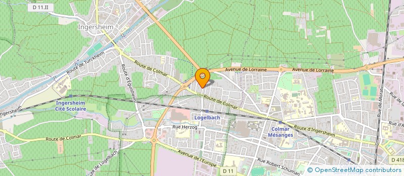 localisation de l'entreprise MONSIEUR AXEL BANNWARTH  COLMAR