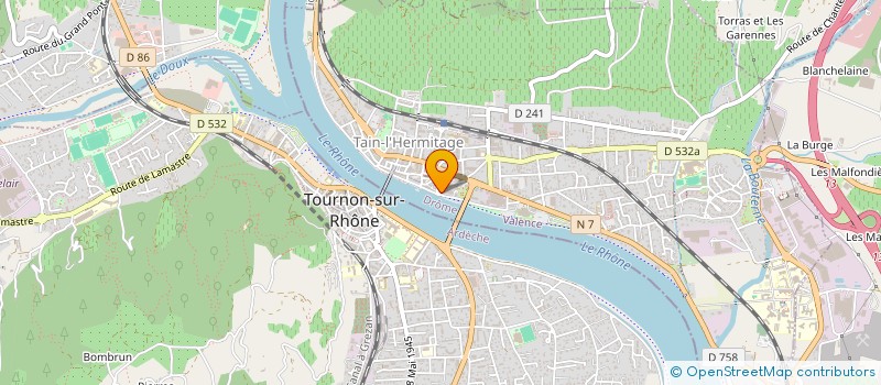 localisation de l'entreprise MONSIEUR AXEL BARRAT  TAIN-L'HERMITAGE