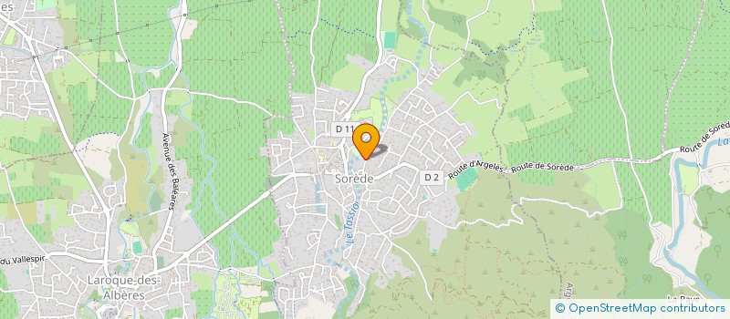 localisation de l'entreprise MONSIEUR AXEL BARRE  SOREDE