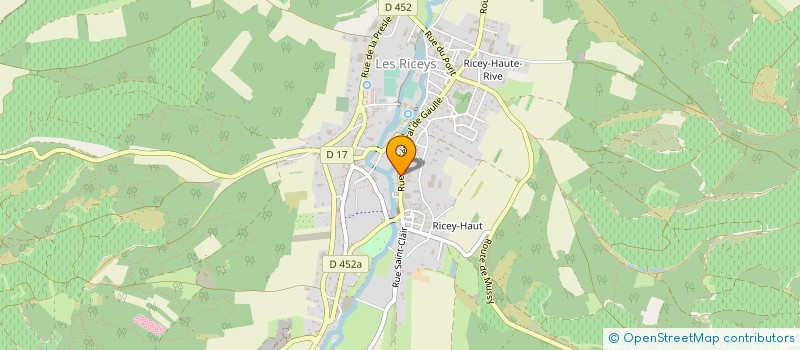 localisation de l'entreprise MONSIEUR AXEL BAUSER  LES RICEYS